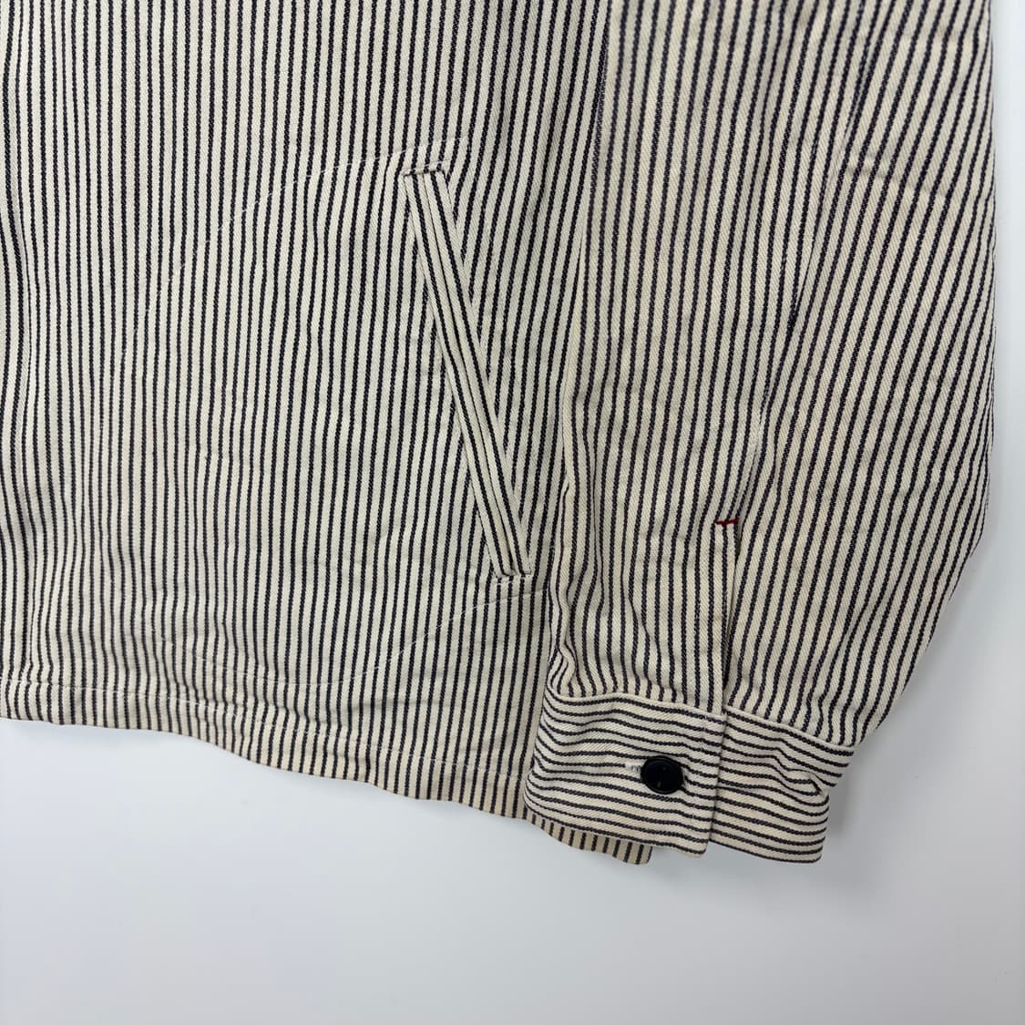 빈티지 히코리 워크 자켓 블루종 상품이미지6