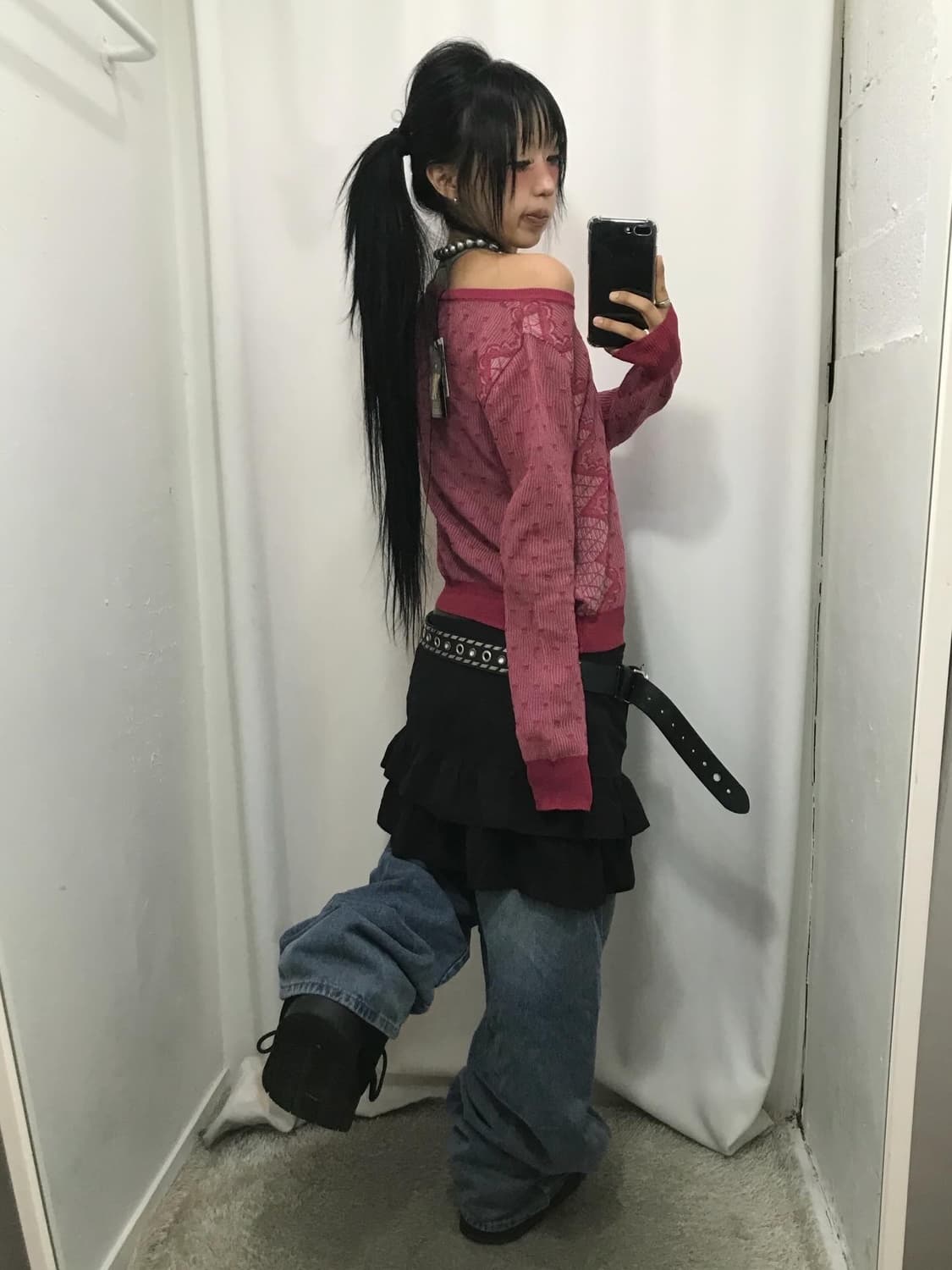 히스테릭글래머 퍽베어 도트 니트 ( 새상품 ) 상품이미지4