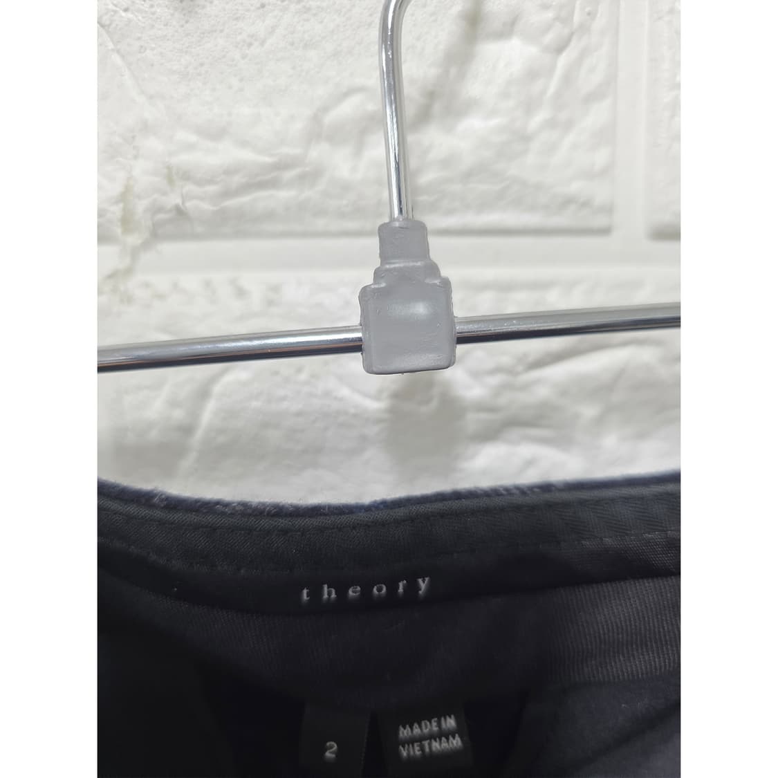 띠어리 체크 슬랙스 28인치 상품이미지2