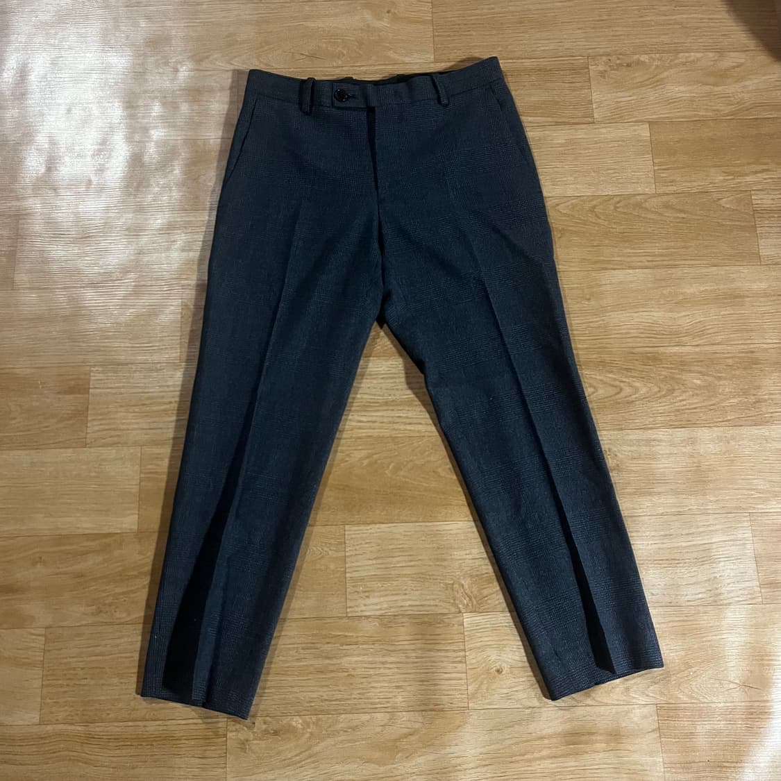 [29] 솔리드옴므 글렌체크 슬랙스 상품이미지3