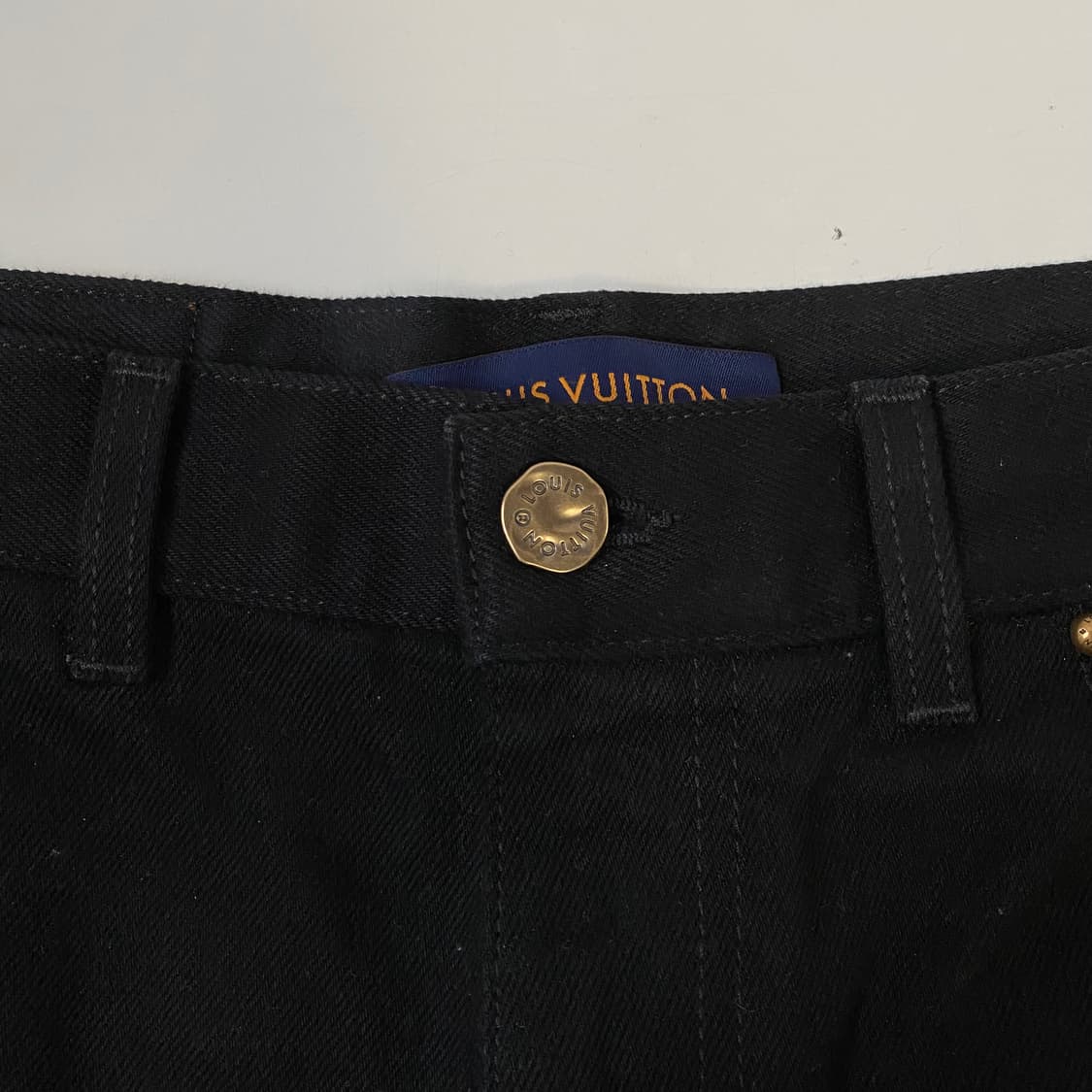 [32] 루이비통 모노그램 더블니 카펜터 팬츠 블랙 상품이미지3