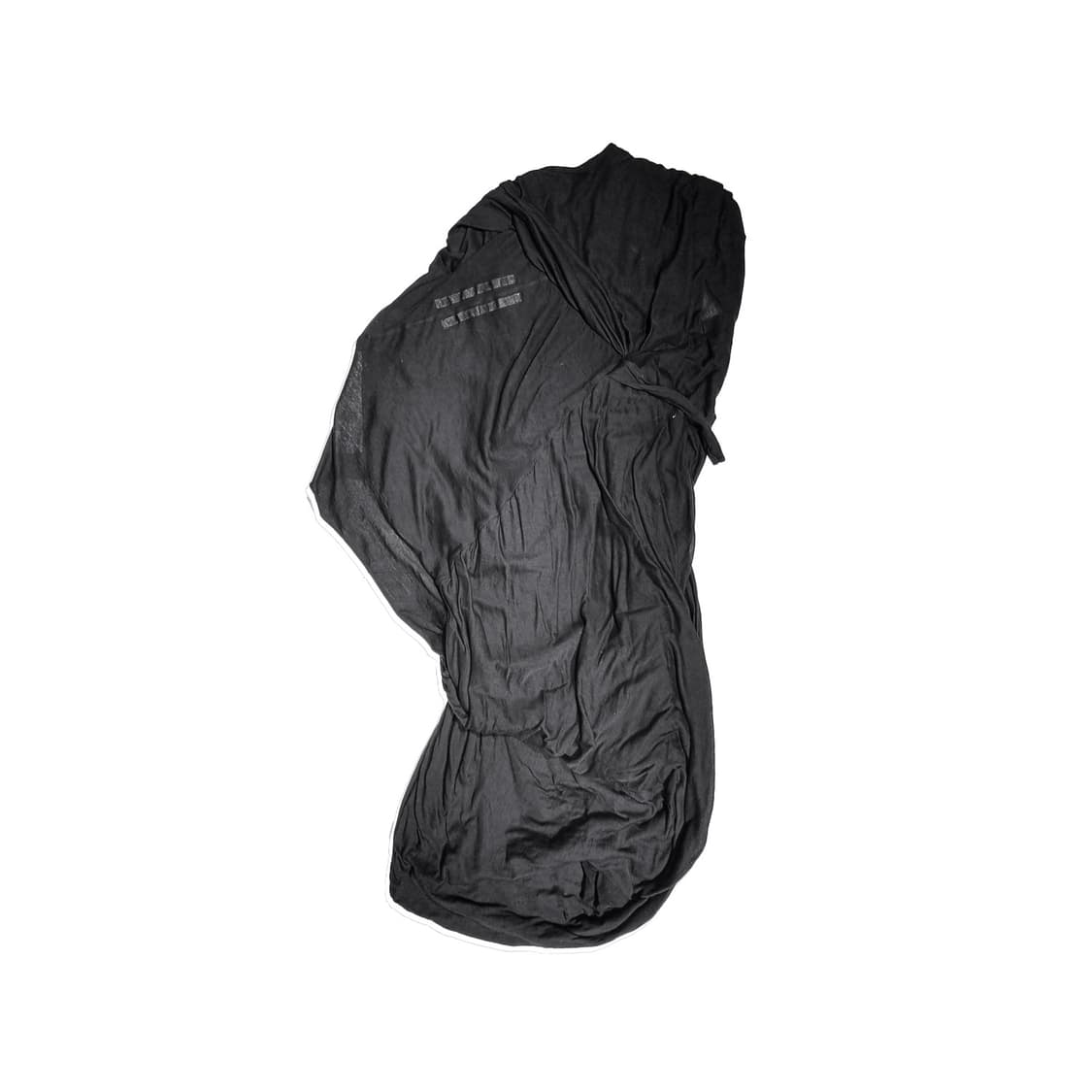 릭오웬스 - 17SS WALUS 드레이프 슬리브리스 - 블랙 - 5 상품이미지2