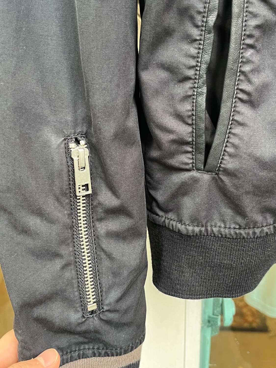 Allsaints 네이비 블루종 S 상품이미지5