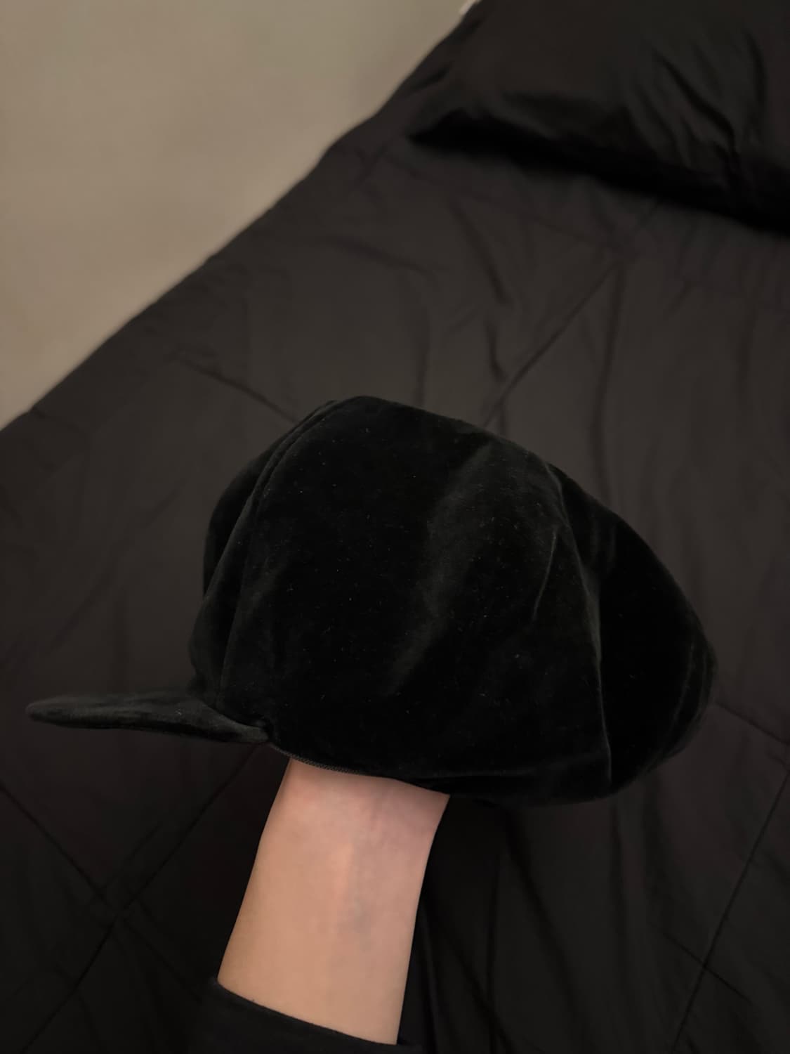 아메리칸 빈티지 벨벳 뉴스보이캡 상품이미지3