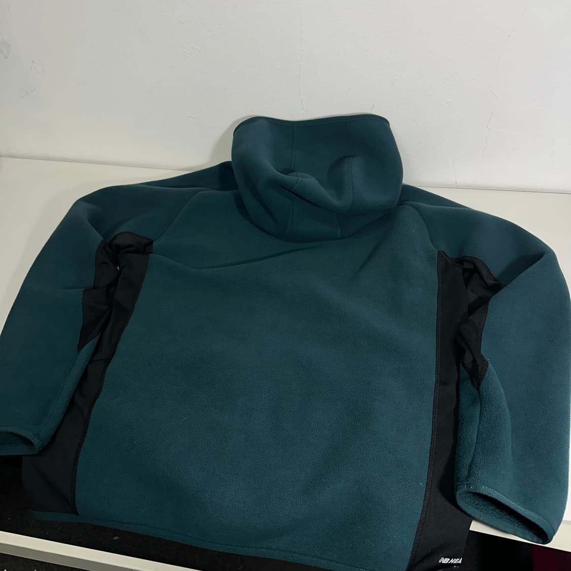L 뉴발란스 딥청녹 플리스 후드집업 상품이미지5