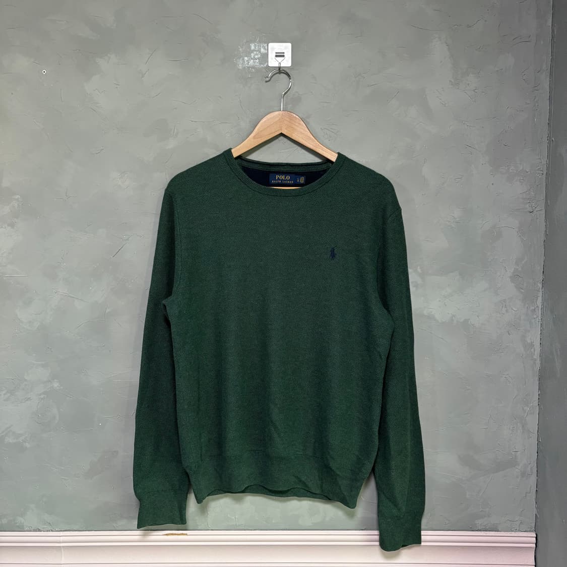 폴로 랄프로렌 피마코튼 니트 그린 상품이미지1