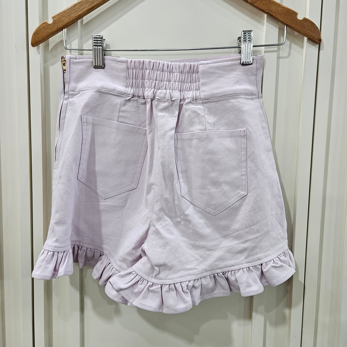 레이스업 프릴 반바지 상품이미지4