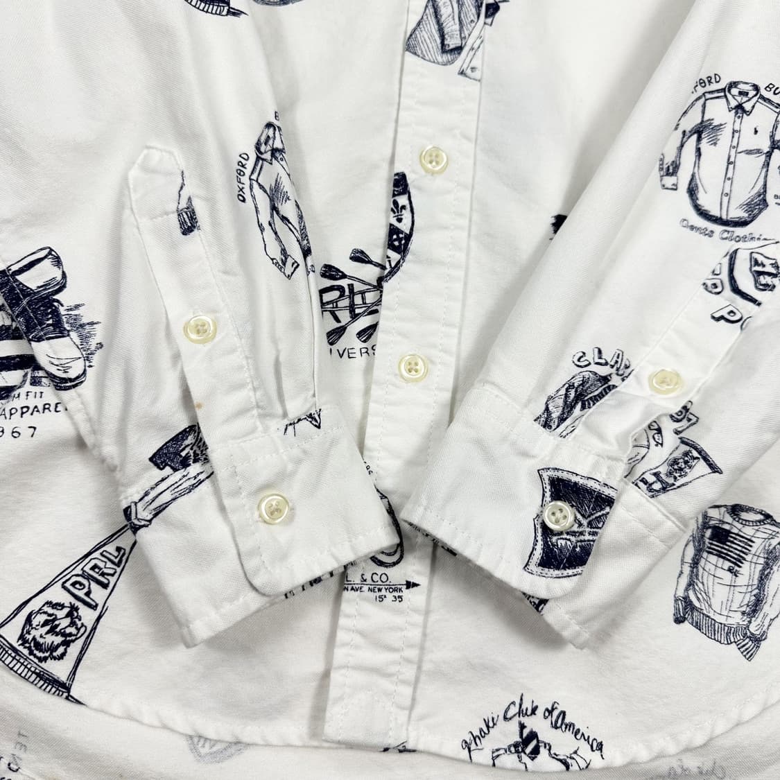 폴로 랄프로렌 클래식 걸즈 화이트 셔츠 (실측 S 여성추천) 상품이미지4