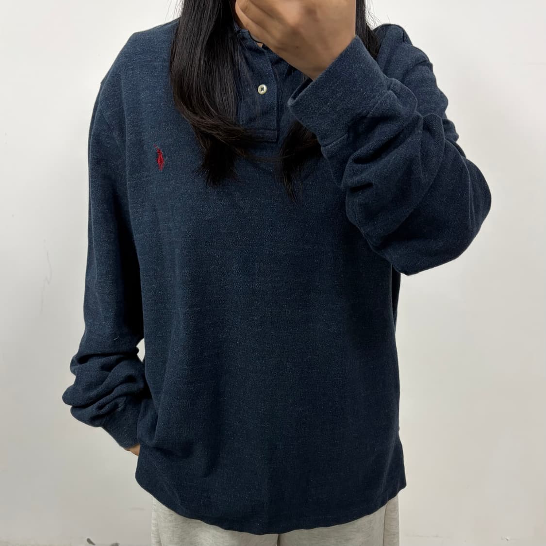 폴로 카라 긴팔티[1831] 상품이미지2