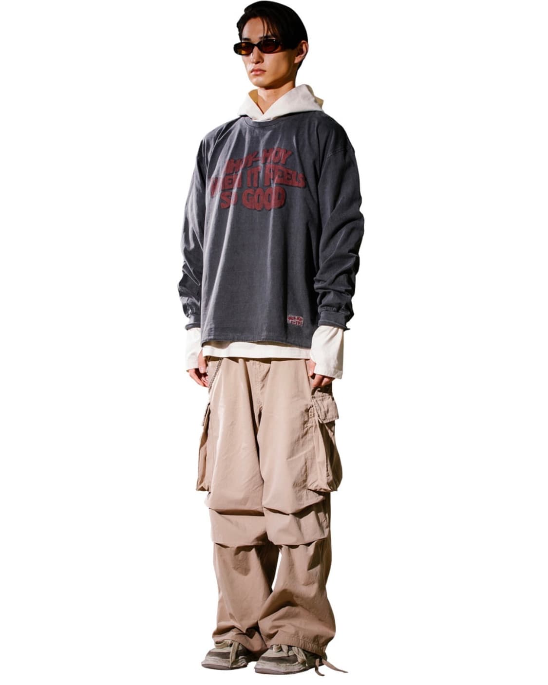 빅유니온 카고바지 카고팬츠 베이지 L 상품이미지9