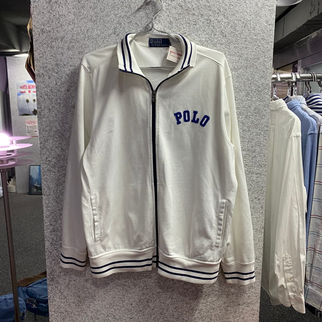 폴로 랄프로렌 이니셜 아치로고 화이트 져지 B4583 상품이미지2