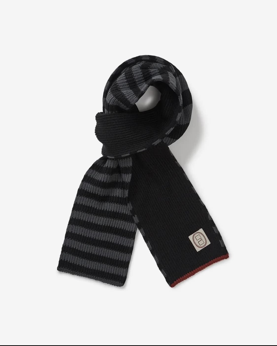 Karacter(카락터) Striped knit muffler  상품이미지1