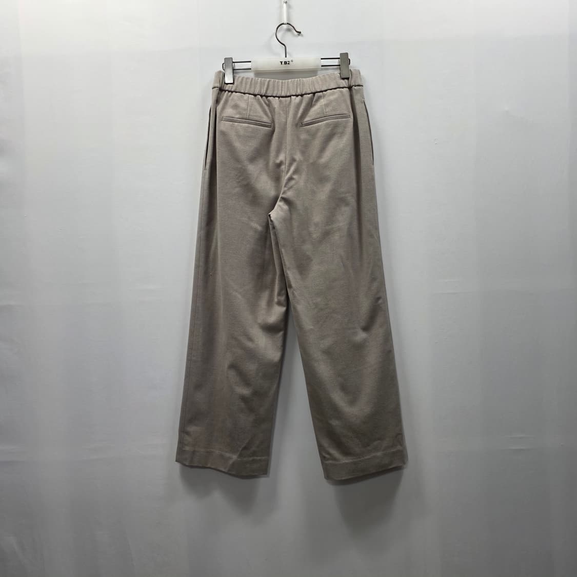 1178 mikve 베이지색 와이드 여성 바지 M 상품이미지2