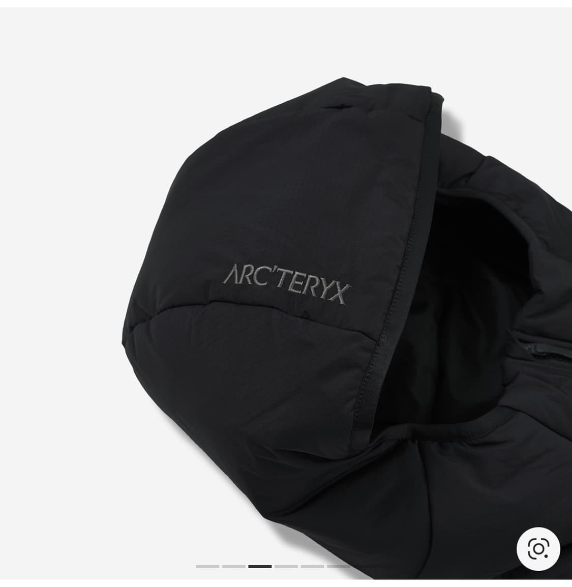 아크테릭스 아톰 SV 후디 블랙 M size 판매 상품이미지3