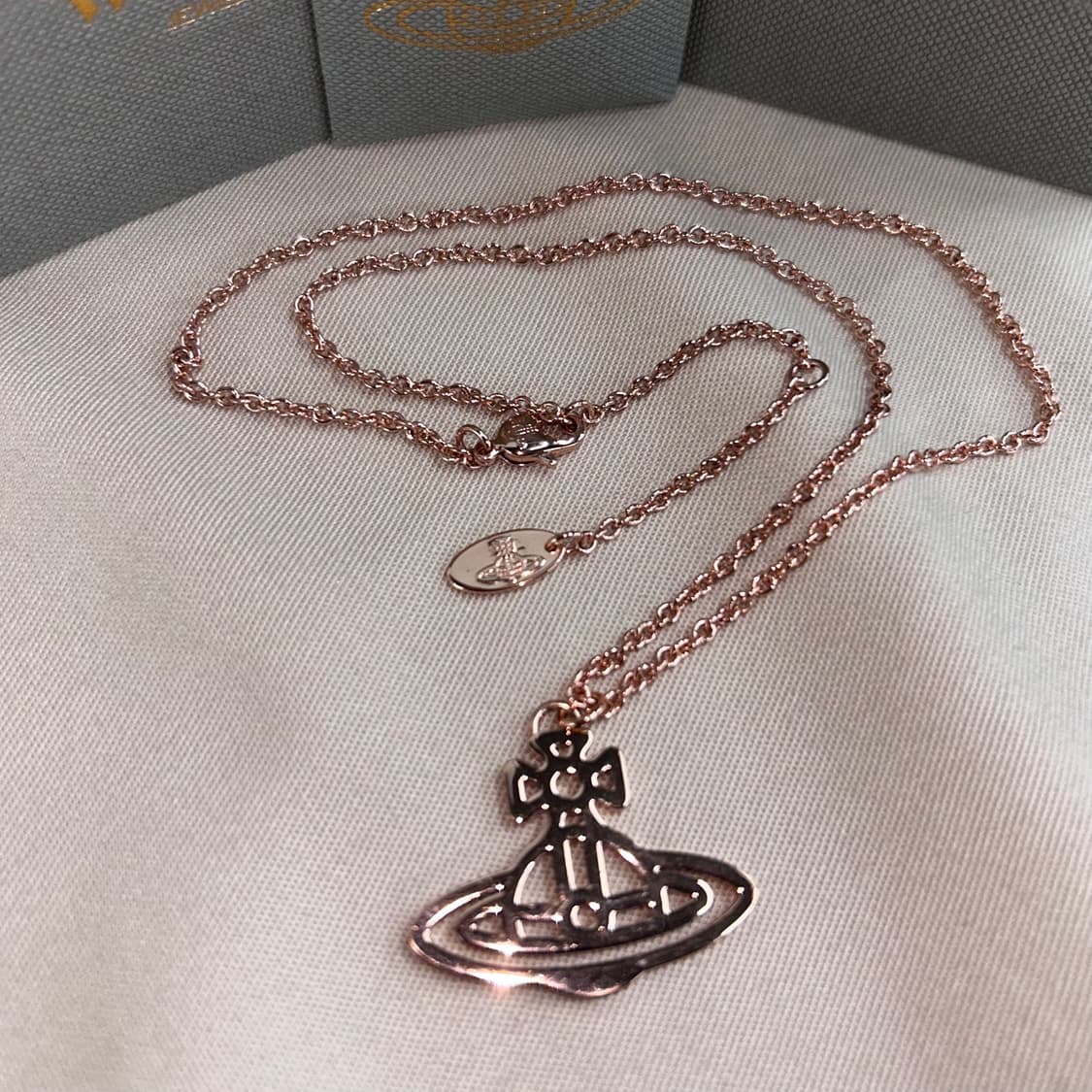 (풀박스)Vivienne Westwood Thin Necklace 상품이미지6