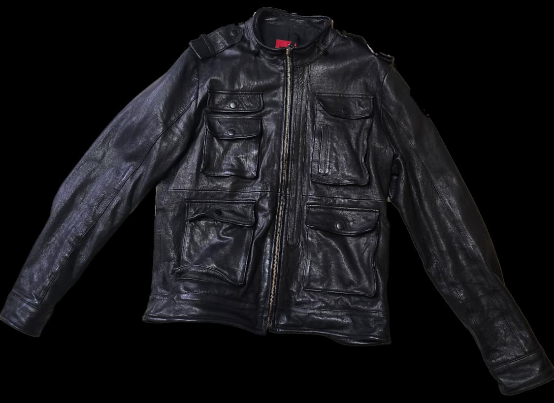 vintage ram skin leather field jacket 상품이미지1