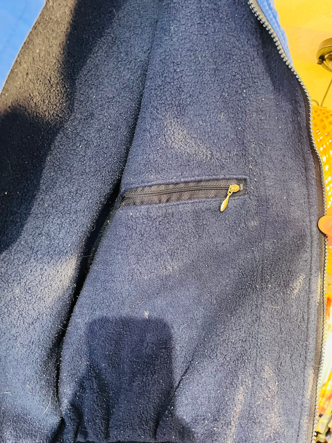 90‘s 에디 바우어 블루 나일론 플리스 자켓(미국제) 상품이미지4