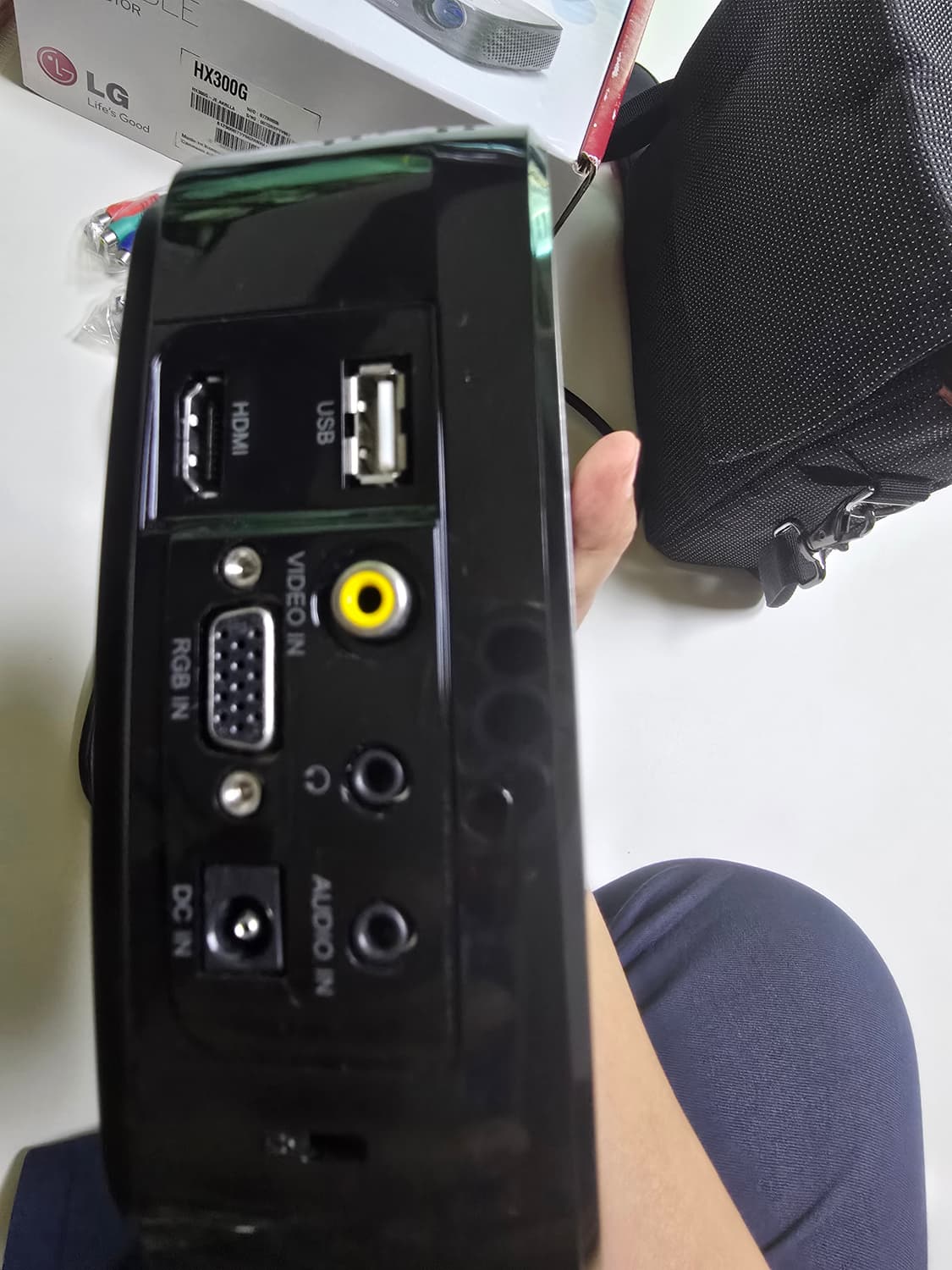 LG 미니빔 프로젝터 HX300G 풀세트 (거의 새상품급) 상품이미지6