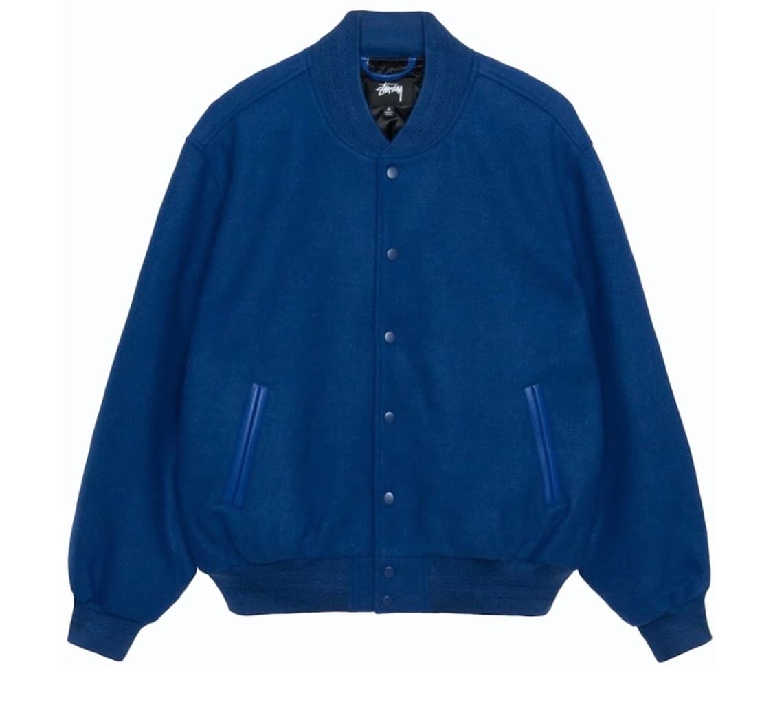 [상태A] Stussy 스투시 멜톤 바시티 자켓 S 상품이미지2