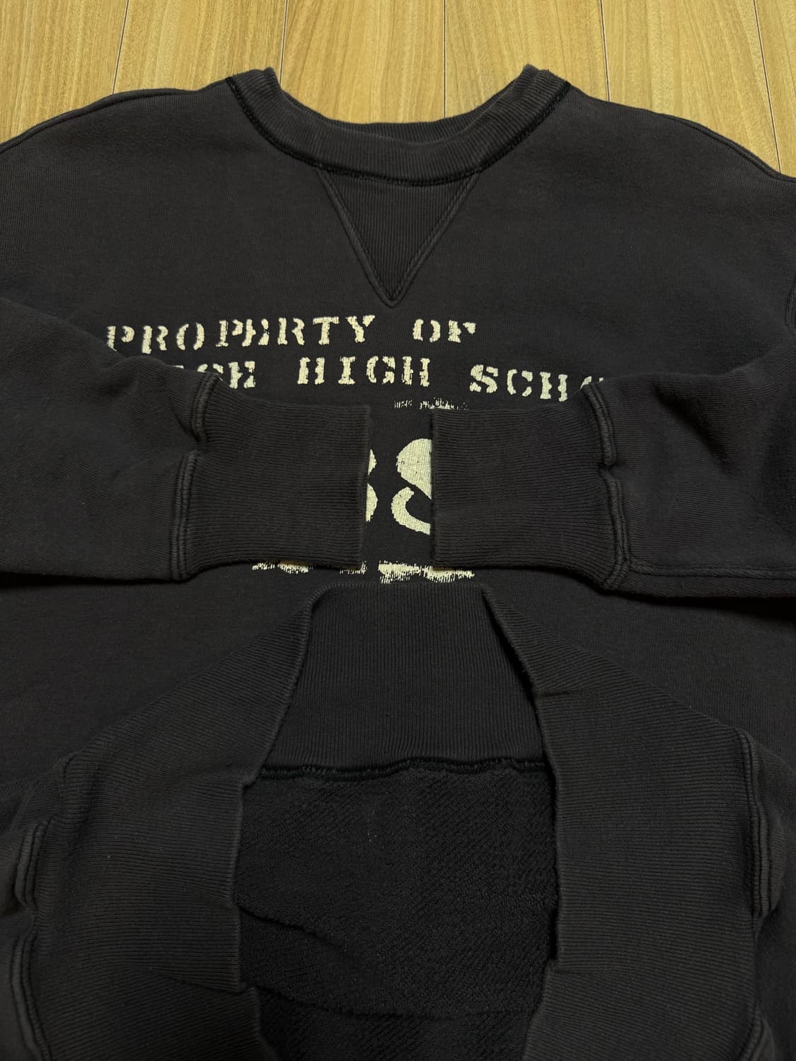 웨어하우스 403 스웻셔츠 블랙 상품이미지4