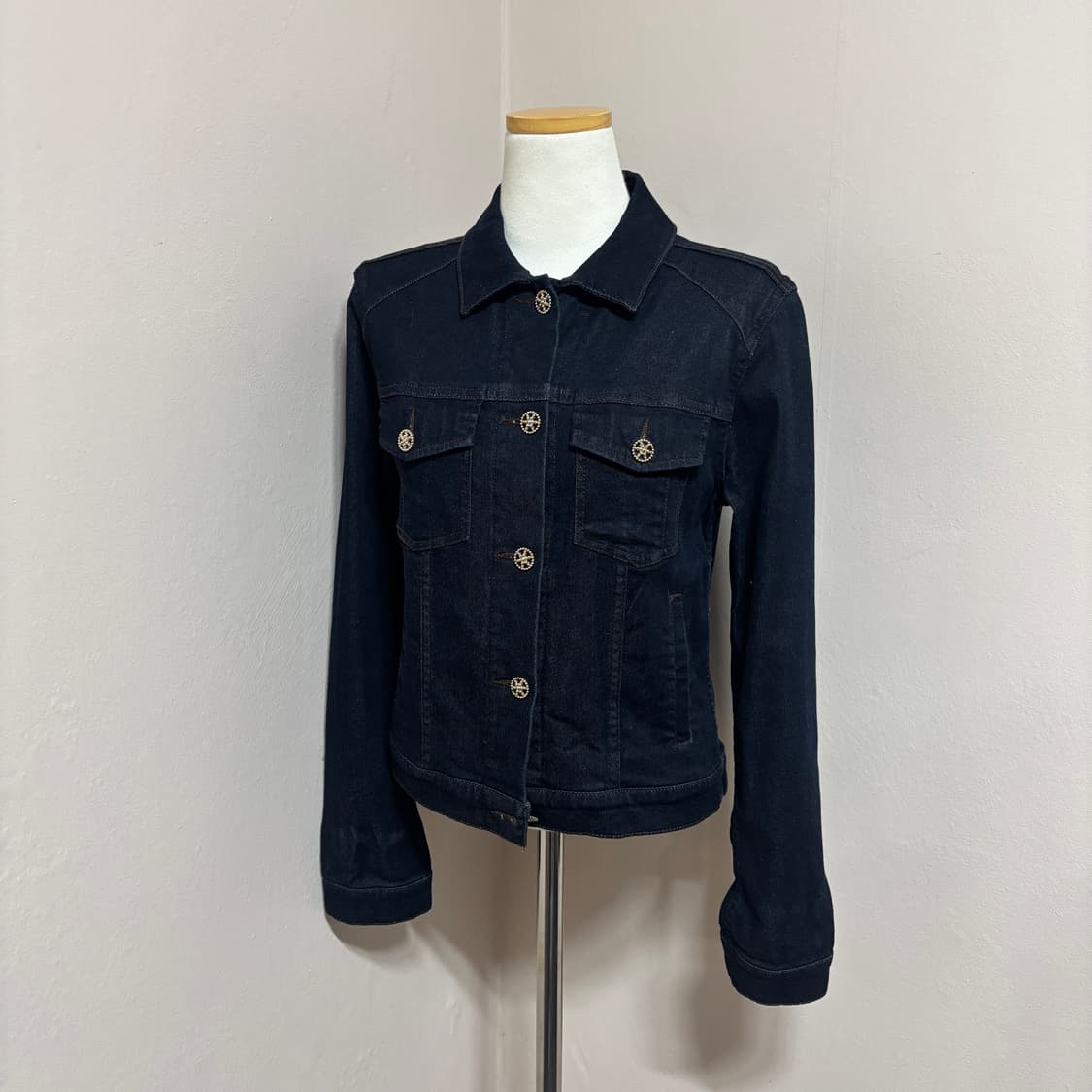 루이스 골드버튼 데님 자켓 상품이미지2