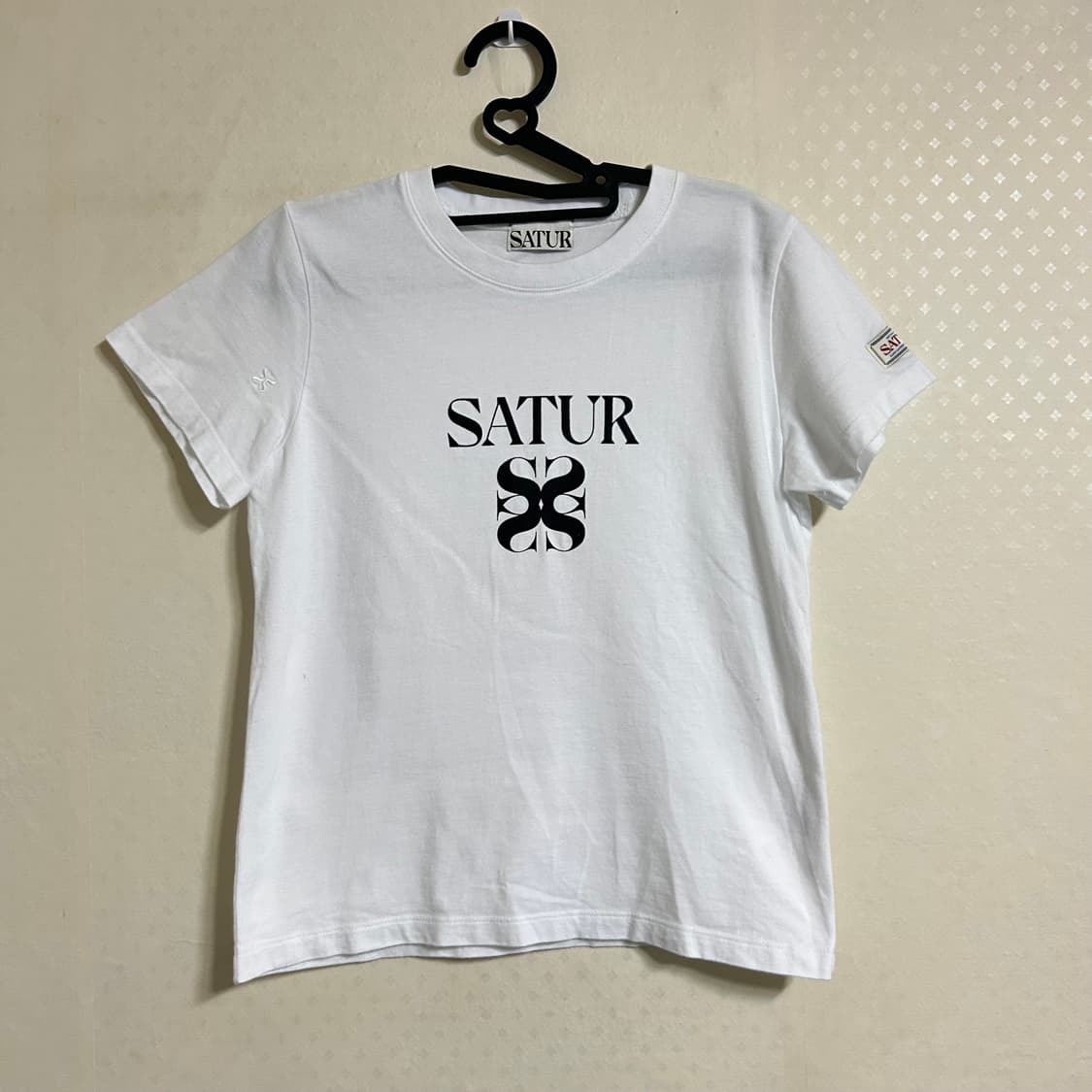 세터 클래식 로고 반팔 티셔츠 화이트 우먼 S  상품이미지9