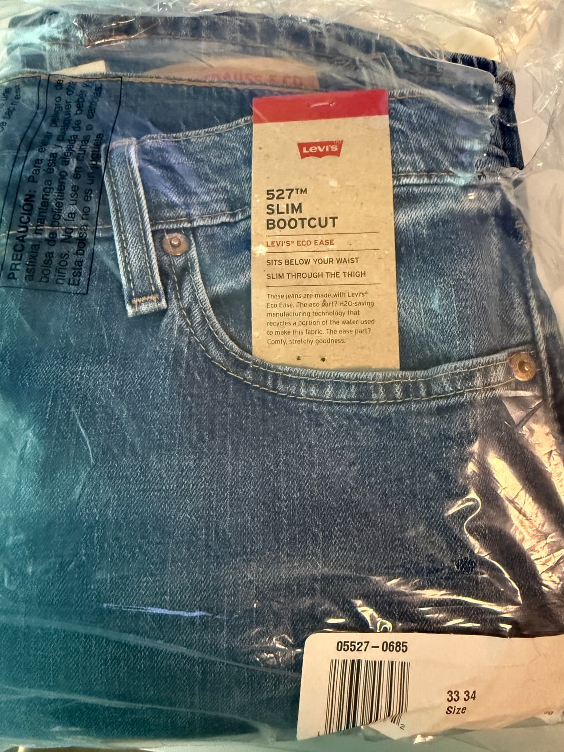 리바이스527 33x34 상품이미지1