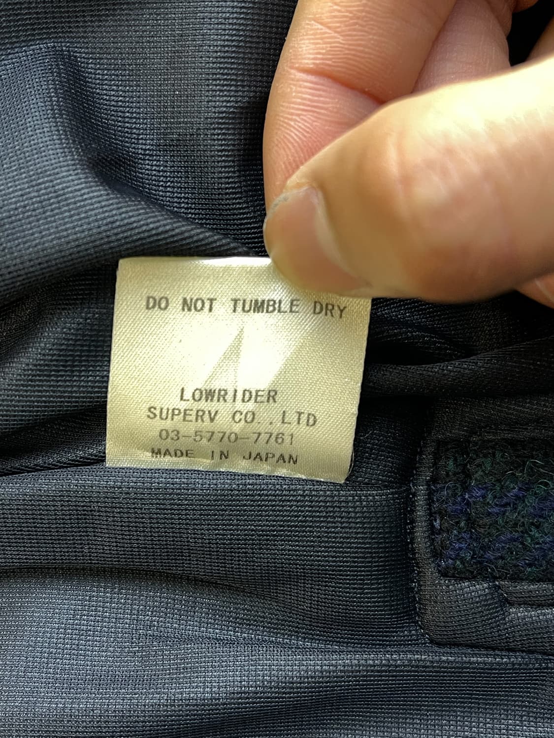 로우라이더 90s 해리스트위드 울 라이더 자켓 상품이미지9