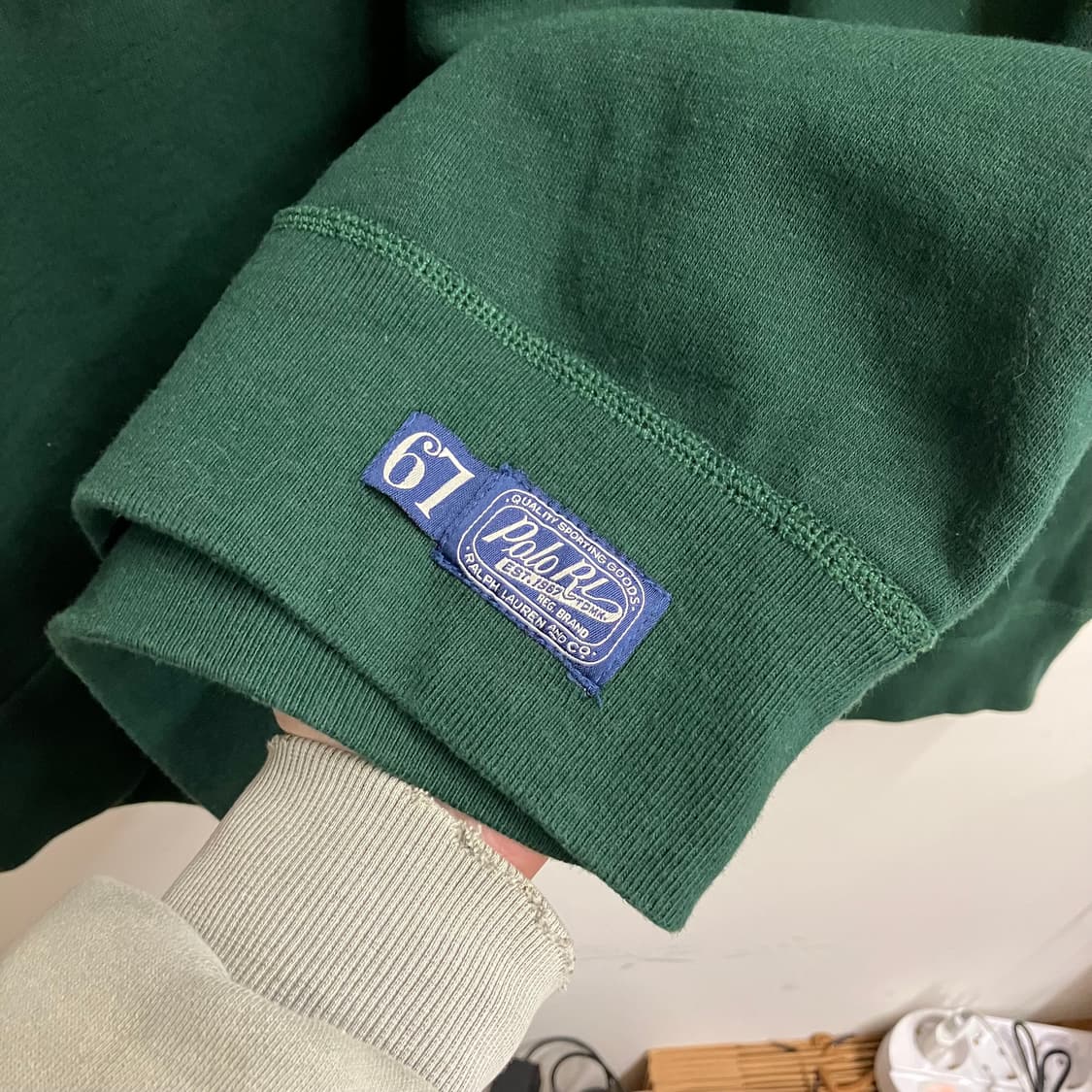 N214 폴로 아치로고 맨투맨 상품이미지4