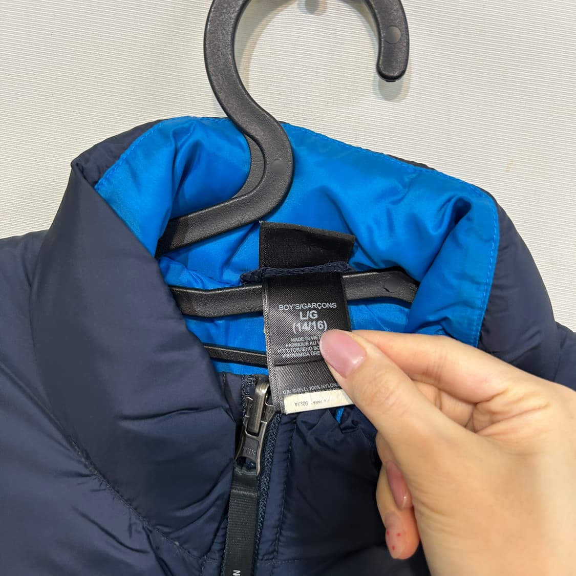 노스페이스 550 패딩 조끼 14-16 상품이미지2