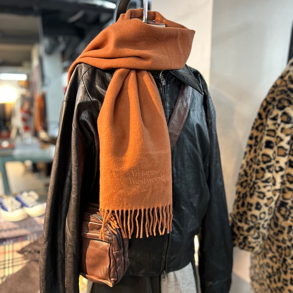 Vivienne Westwood embroidered Muffler 상품이미지5