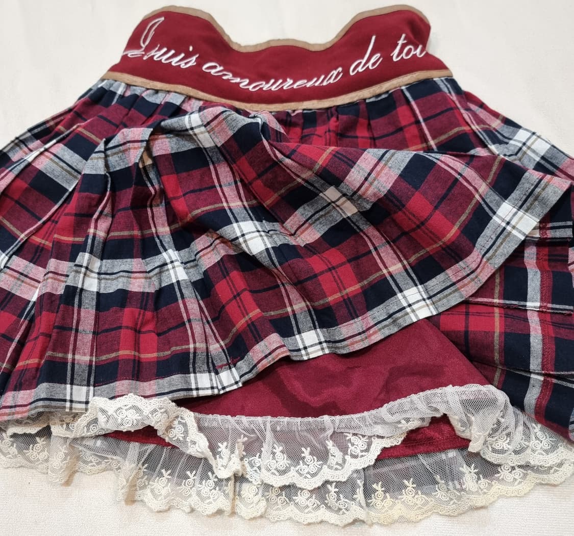 리즈리사(Liz Lisa) 체크 레이어 프릴 스커트 상품이미지3