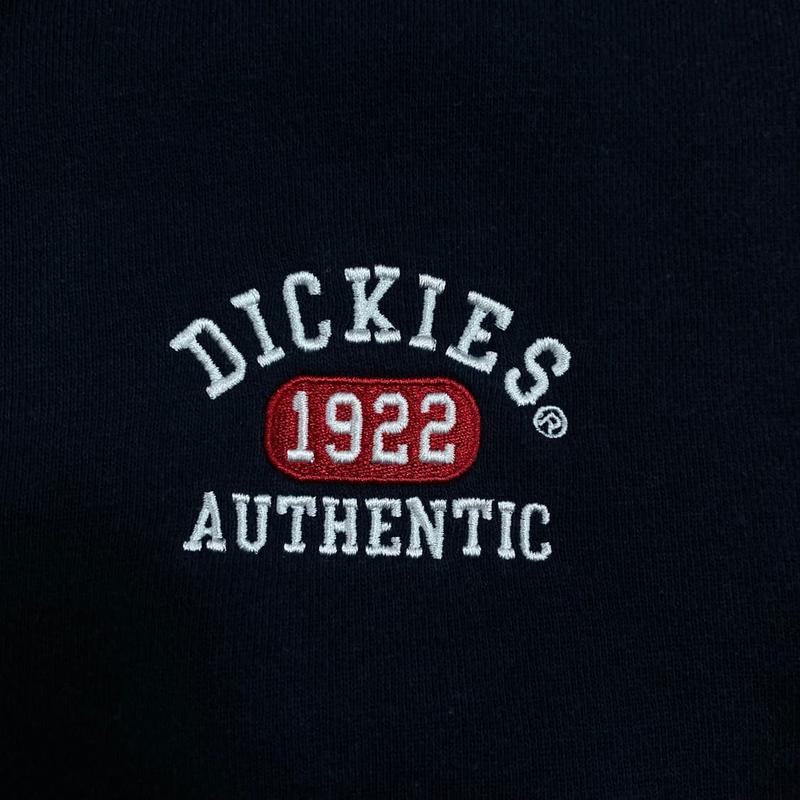 디키즈 스몰 로고 네이비 후드 집업 상품이미지2