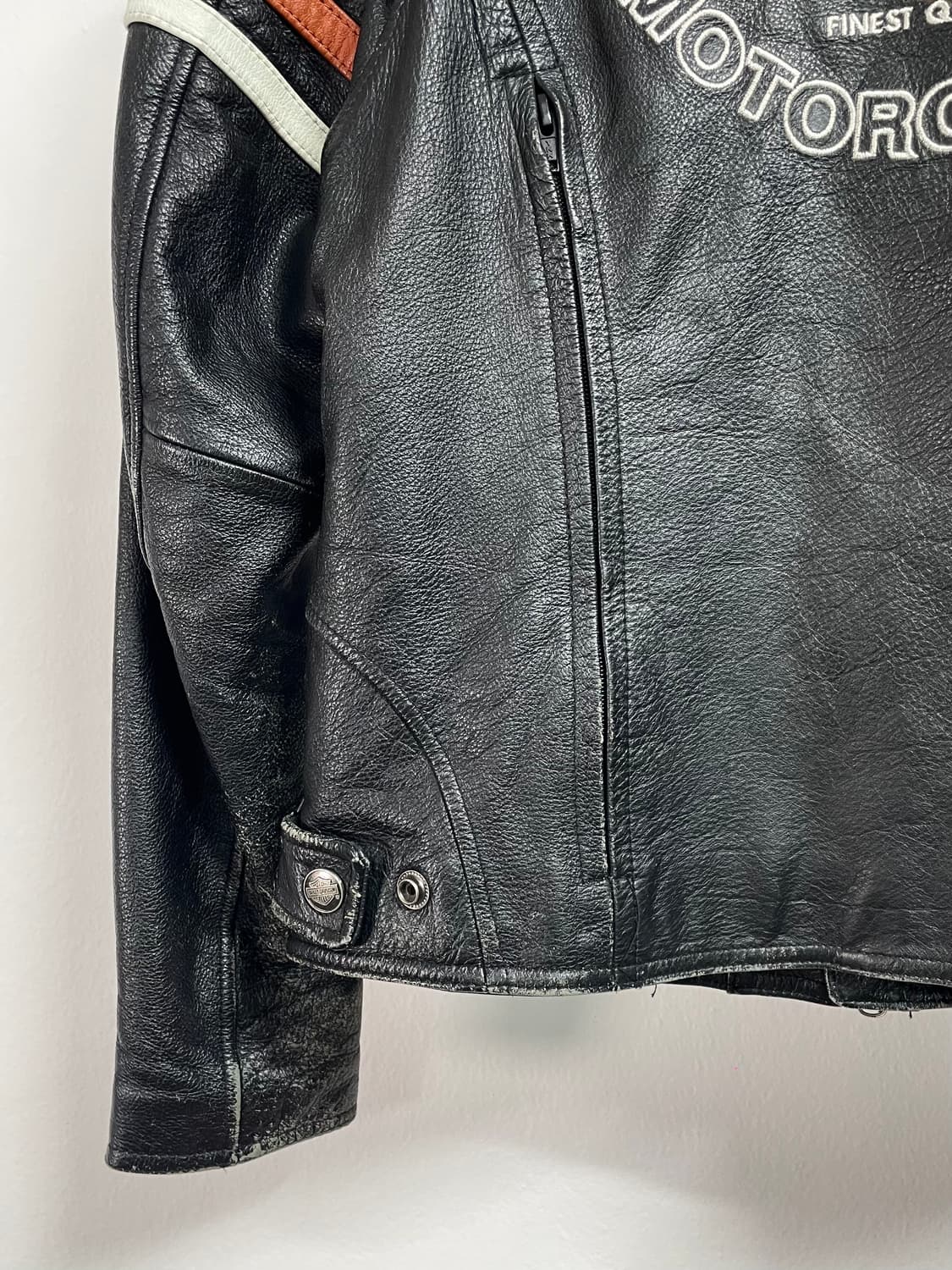  할리데이비슨 우먼스 로고 라이더 가죽자켓 (on.390)   상품이미지7