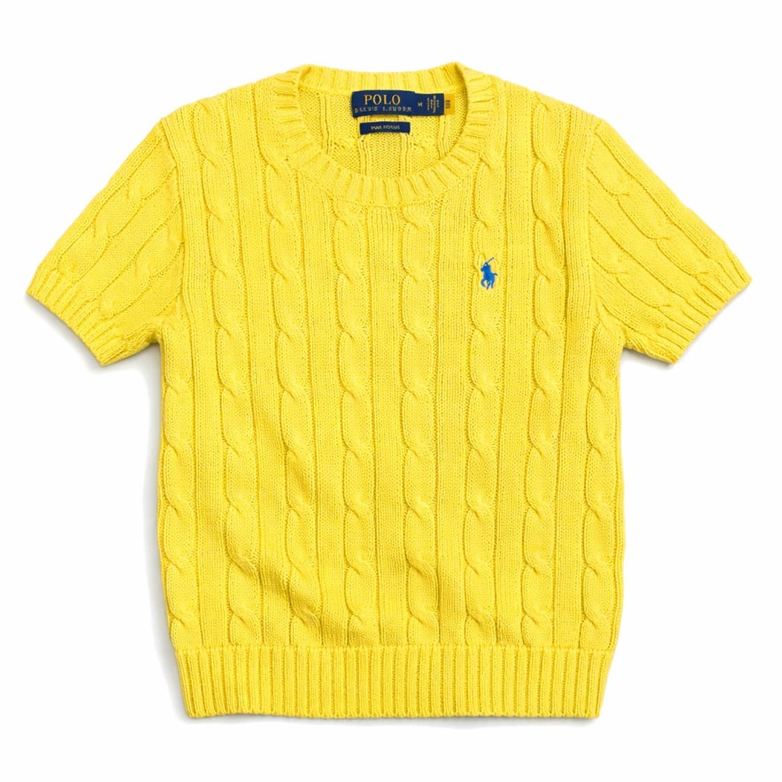 폴로 레몬 케이블 반팔 니트 / S 상품이미지3