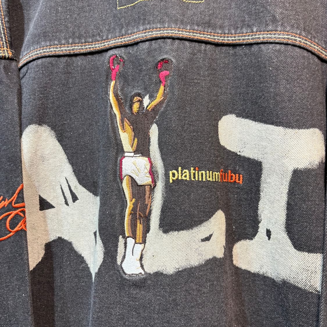 [XXL] FUBU 푸부 무하마드 알리 데님 자켓 상품이미지2