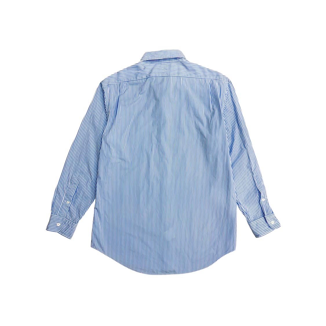 폴로 랄프로렌 블루 스트라이프 핑크 포니 셔츠 (L) 상품이미지2