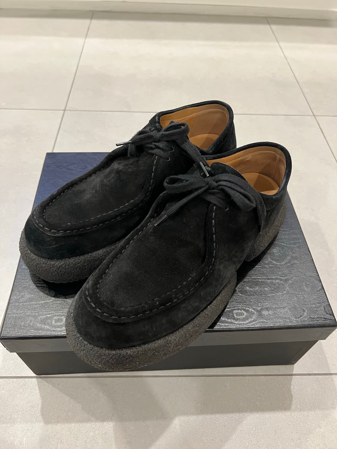 드리스 반 노튼 청키솔 더비 블랙 42 상품이미지1