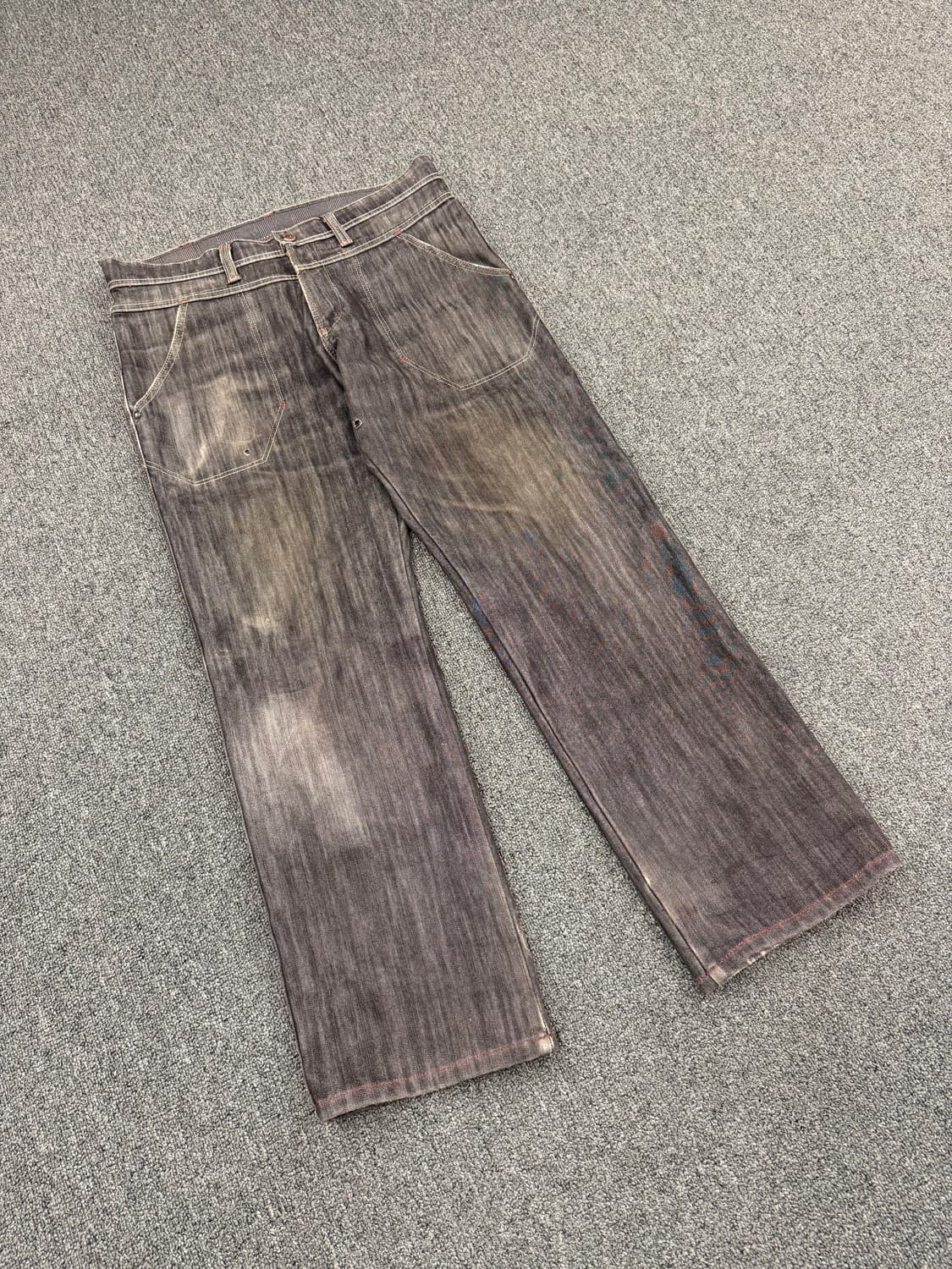 M)에드윈 빈티지 그레이 워싱 데님팬츠 상품이미지1