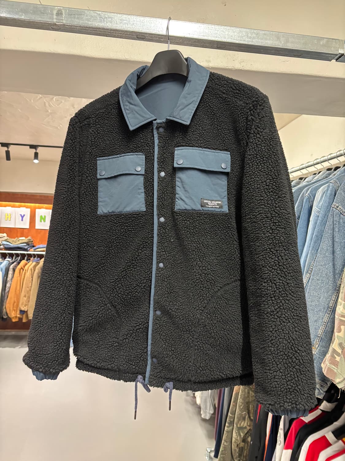 그레고리 리버시블 쉐르파 코치 자켓   상품이미지8