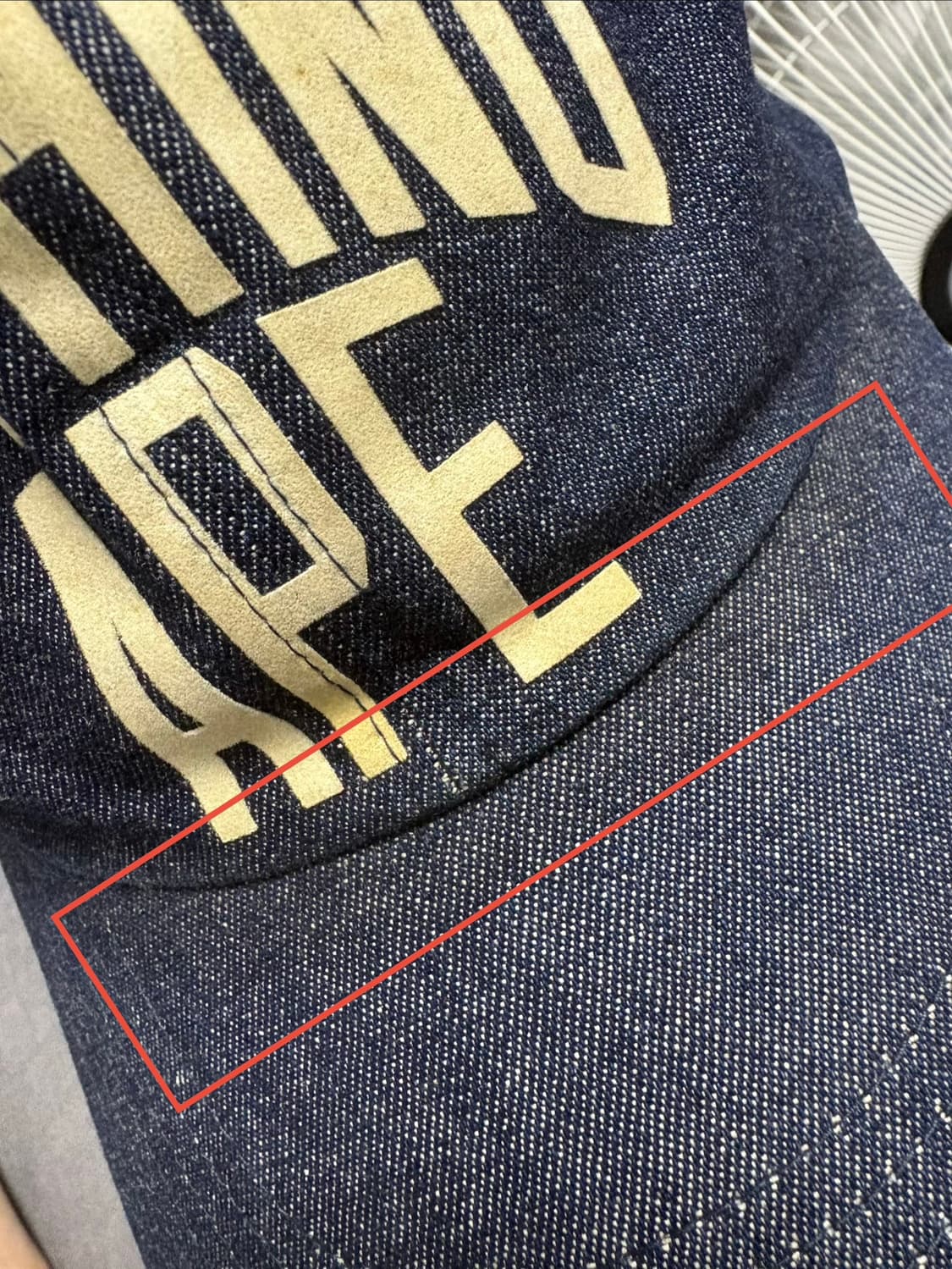 [F] 베이프 데님 캡 bape denim cap 상품이미지8