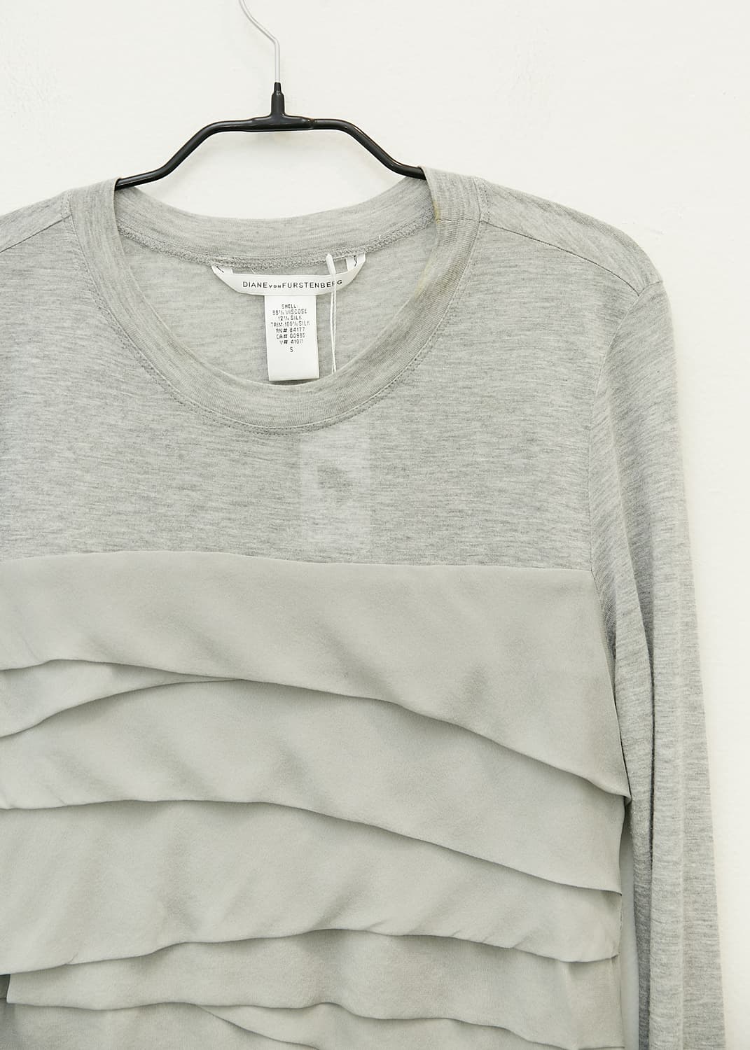 Viscose Silk Long Sleeve T-Shirt 상품이미지2