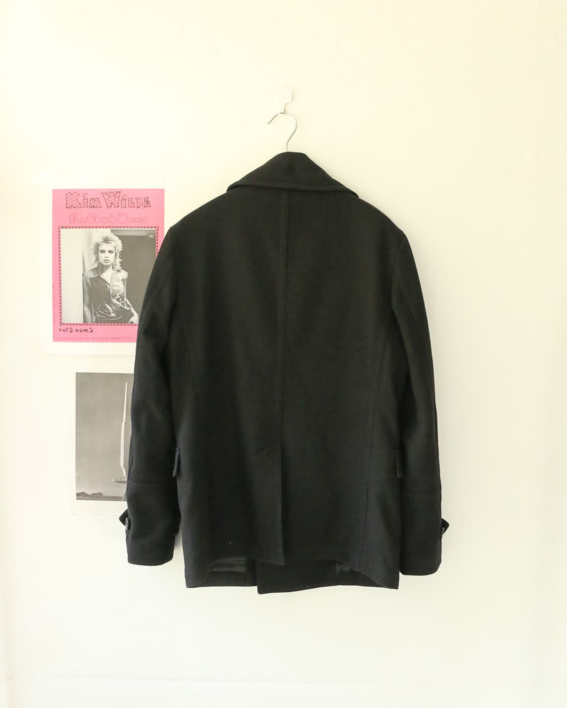 블랙 바렛 블랙 울 피코트  상품이미지7