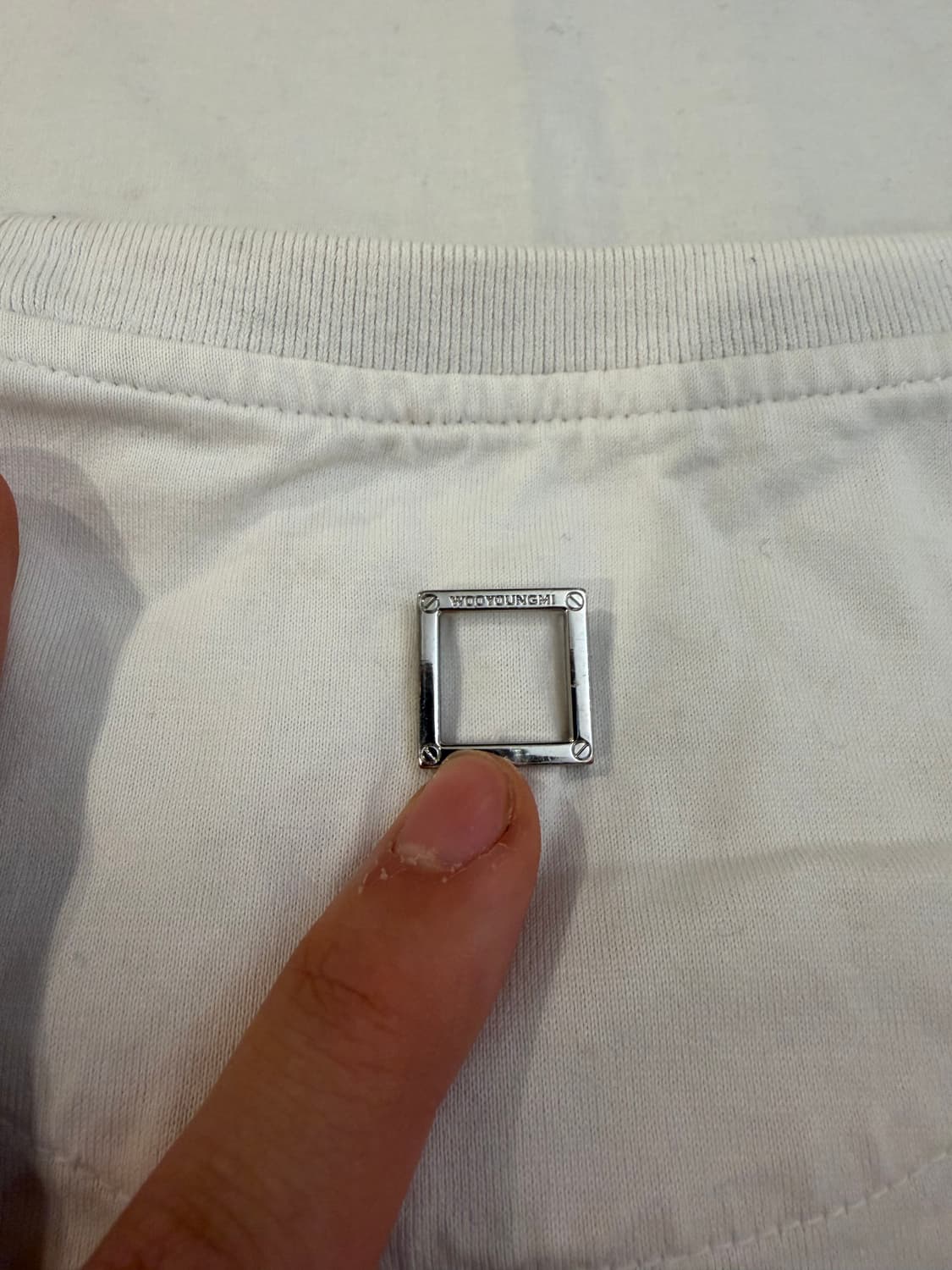 정품) 우영미 플라워 반팔 티셔츠 상품이미지4