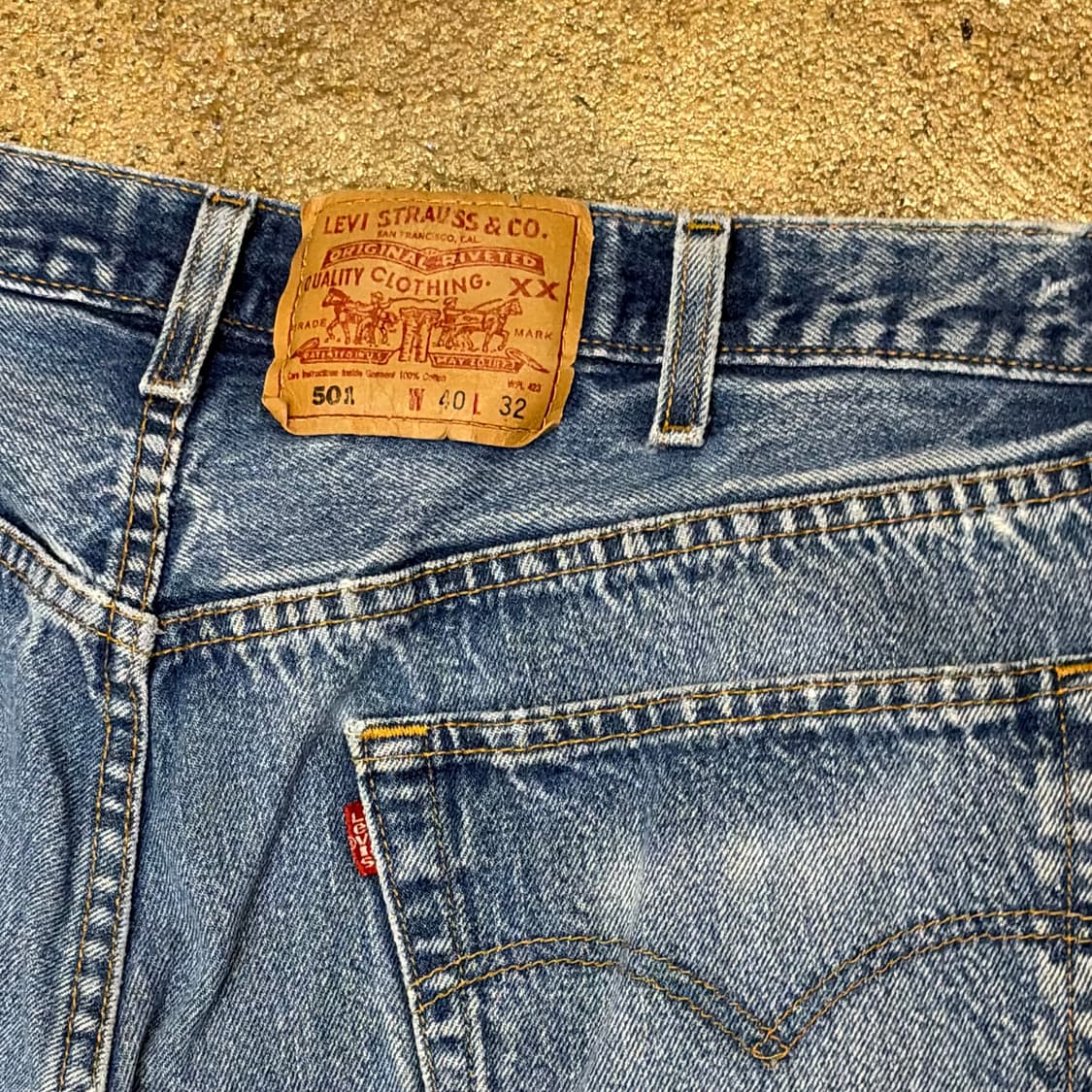 00s USA 빈티지 리바이스 501 청바지 상품이미지9