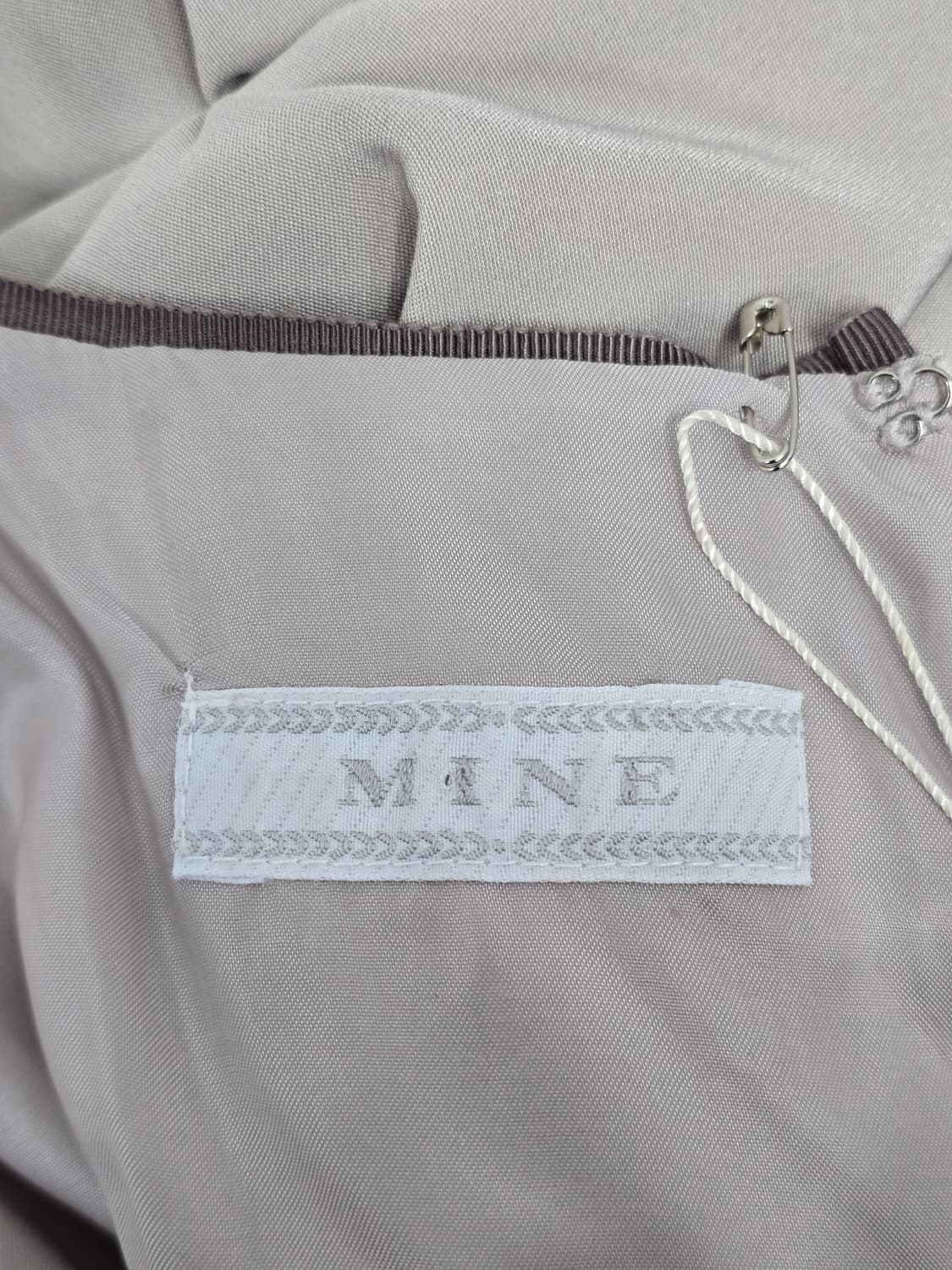 MINE 반팔 원피스 베이지 상품이미지3