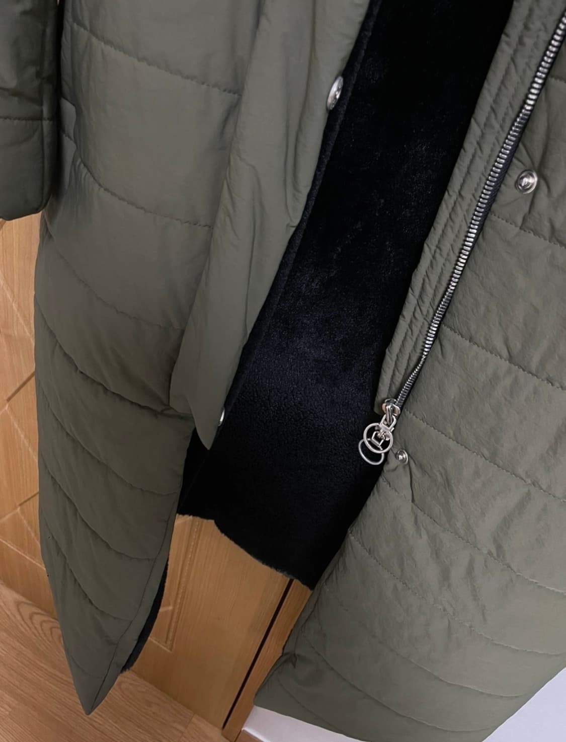 길트프리 카키 롱패딩 상품이미지2