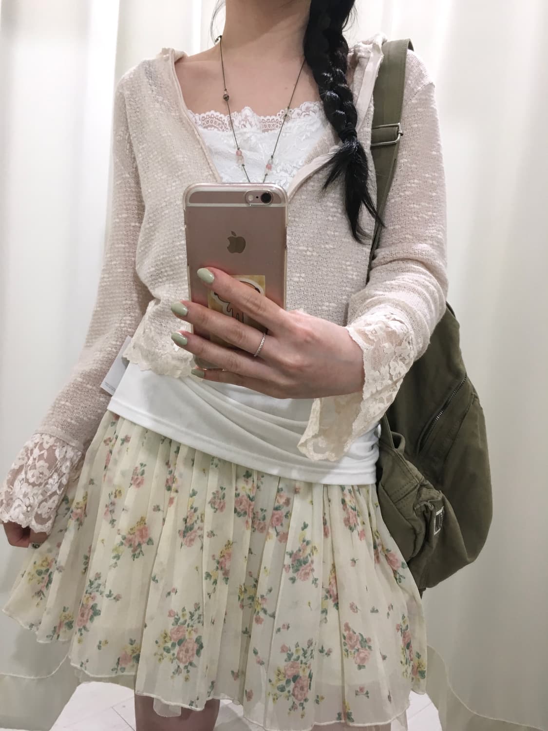 Lace Hood Crochet Cardigan 상품이미지5