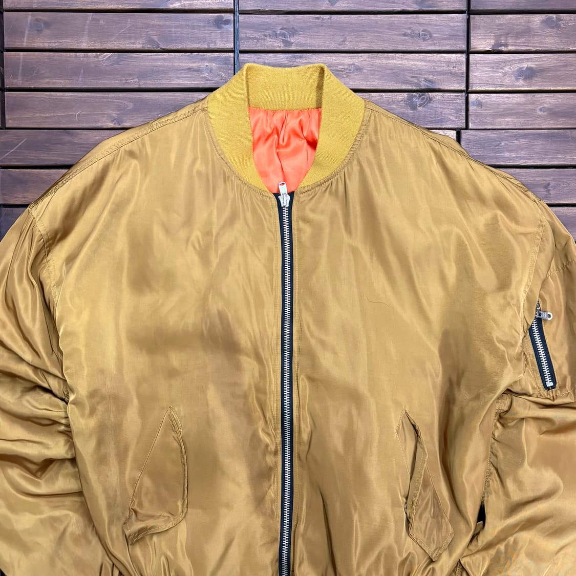 (XL) 빈티지 MA-1 플라이트 항공 점퍼 자켓 상품이미지2