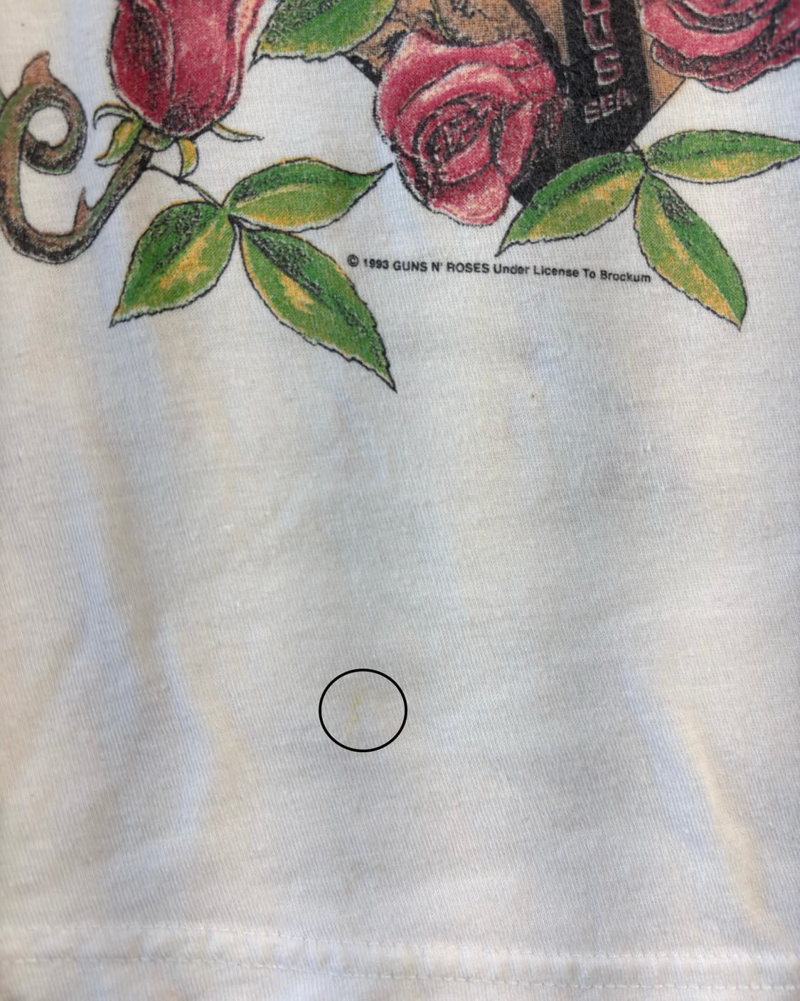 90s guns n roses 월드투어 반팔 티셔츠(1993) 상품이미지7